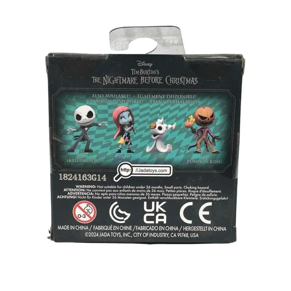 Jada MetalFigs Jack Skellington Nightmare Before Christmas Figurine - 2.5”